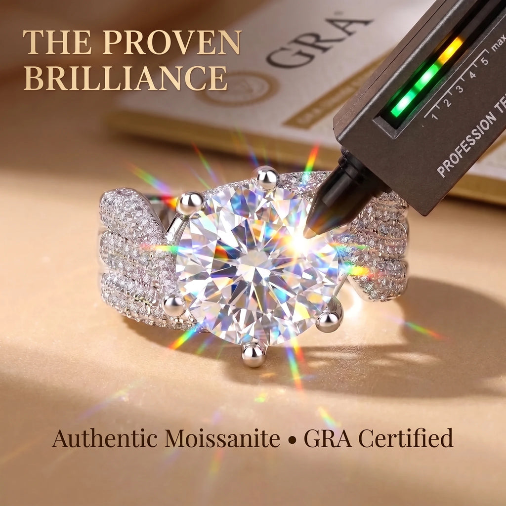 The 3-5 Carat Infinity Twist Moissanite Ring | Fearless Everyday Luxury