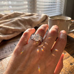 The 3-5 Carat Infinity Twist Moissanite Ring | Fearless Everyday Luxury