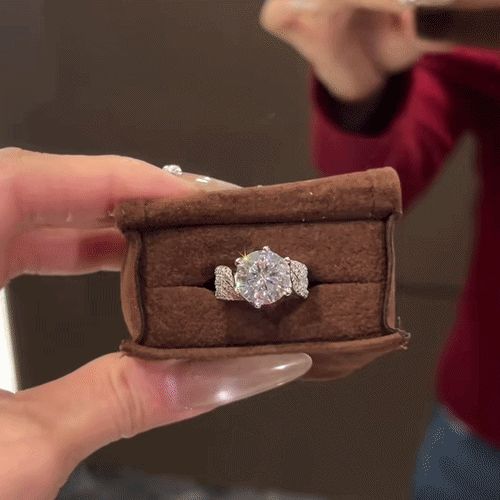 The 3-5 Carat Infinity Twist Moissanite Ring | Fearless Everyday Luxury