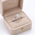 The Celestial Spin VVS Moissanite Ring – 925 Sterling Silver