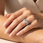 The 3-5 Carat Infinity Twist Moissanite Ring | Fearless Everyday Luxury