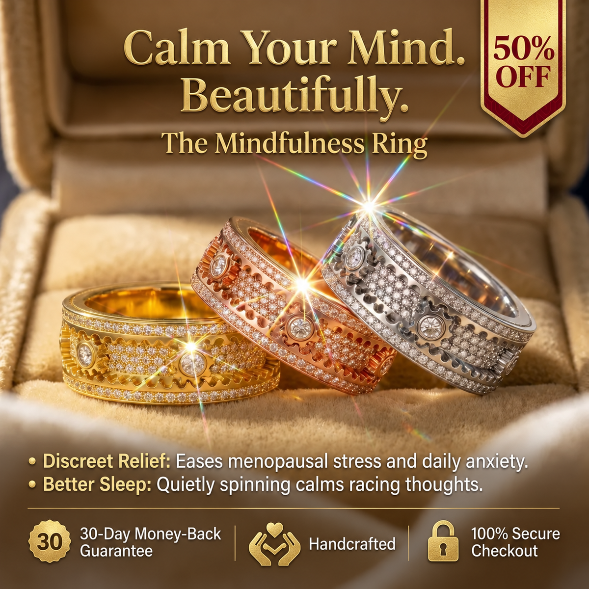 The Mindfulness Ring-Last Day Sale-50% OFF🔥