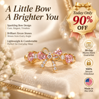Blush Ribbon Bow Ring hero image