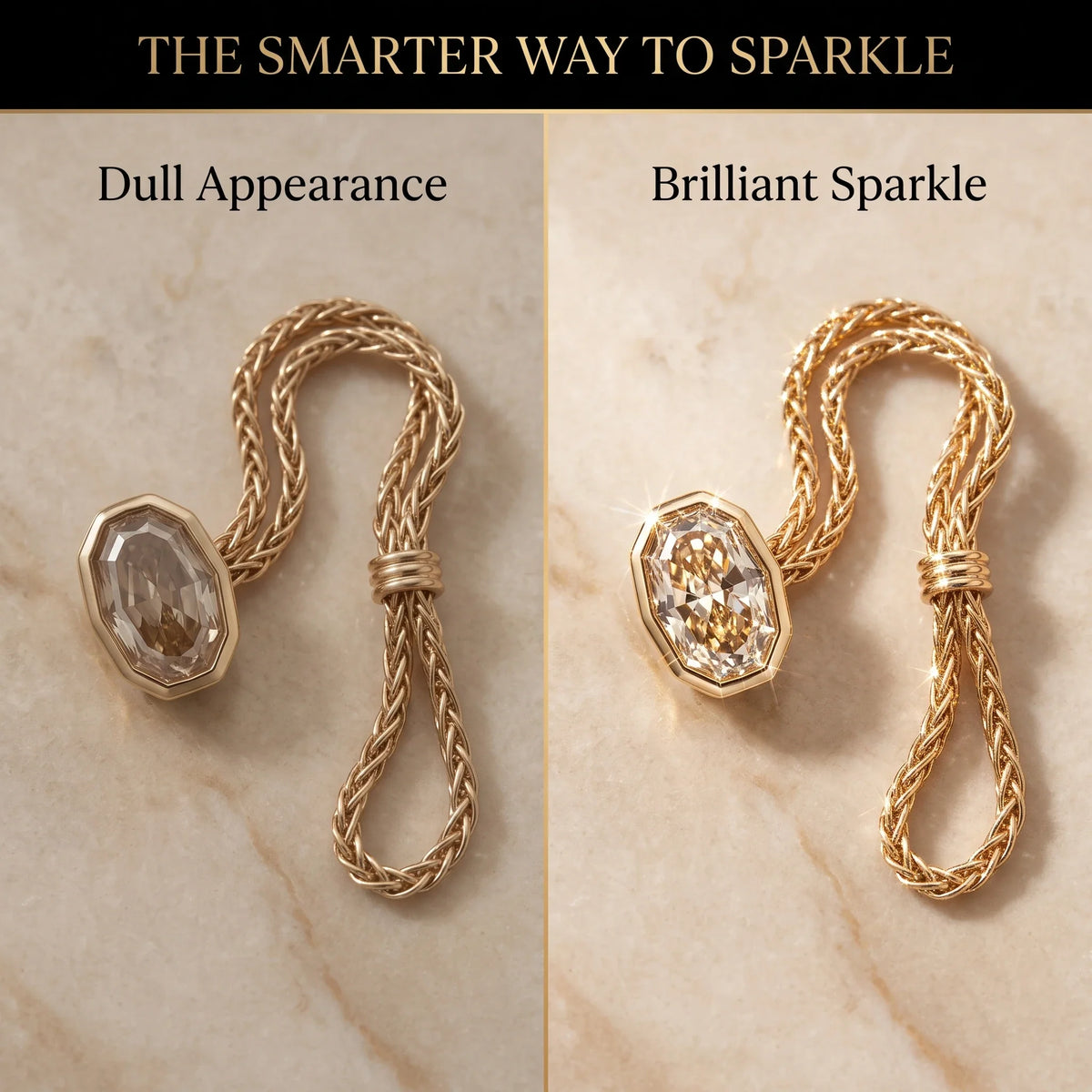 Illustrative sparkle comparison