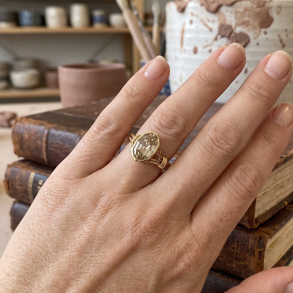 Ring styled with an everyday outfit