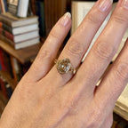 Lifestyle view of the ring on a hand