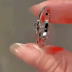 The Celestial Spin VVS Moissanite Ring – 925 Sterling Silver
